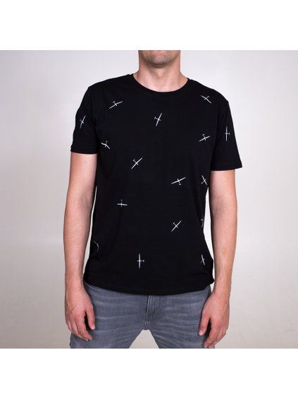 glider pilot tshirt duo discus black01
