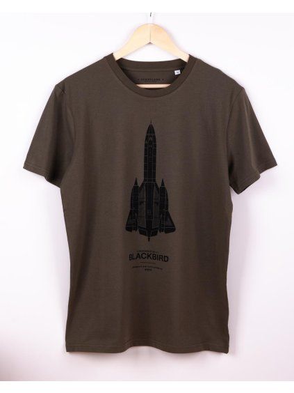 blackbird khaki tricko s letadlem znacka eeroplane
