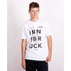 unisex bile tricko letiste airport innsbruck woa eeroplane organicka bavlna