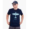 panske tricko s letadlem spitfire tmave modre eeroplane01