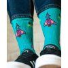 ponozky s letadlem eurofighter typhoon socks eeroplane turquoise04