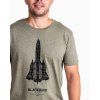 aviation tshirt sr71 blackbird tricko s letadlem khaki eeroplane01