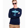 long sleeve aviation tshirt spitfire tricko s dlouhym rukavem navy eeroplane03