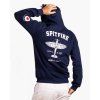 mikina s letadlem spitfire zip hoodie aviation eeroplane navy02